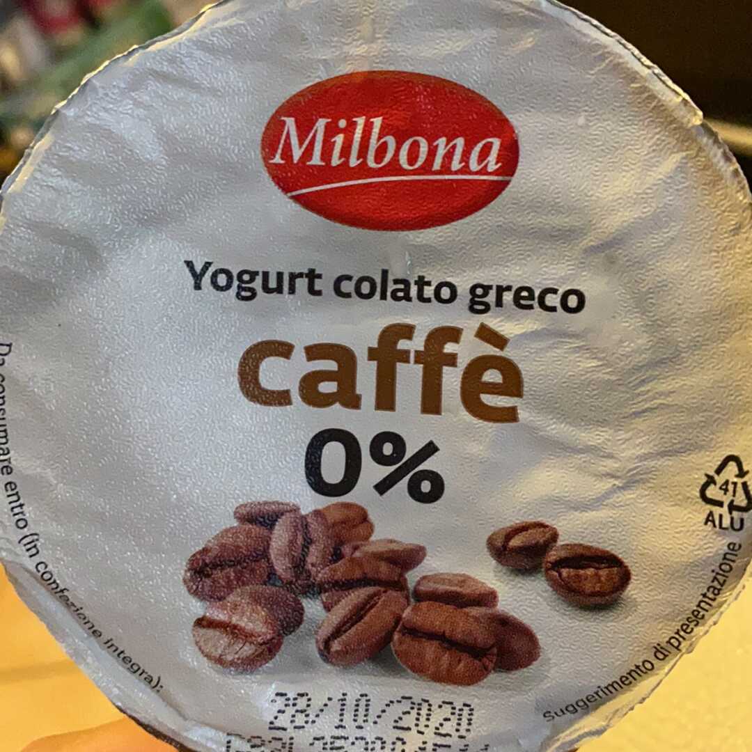 Milbona Yogurt Colato Greco 0% Caffè