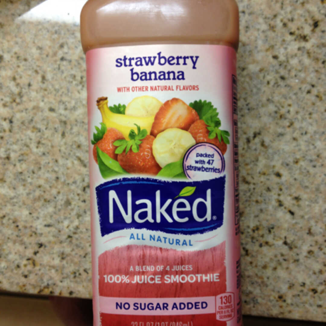 Naked Juice 100% Juice Smoothie - Strawberry Banana