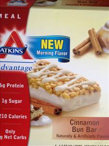 Atkins Meal Cinnamon Bun Bar