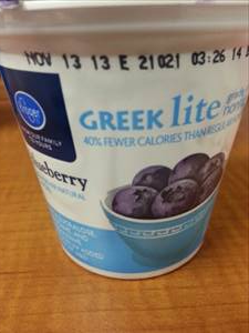 Kroger Lite Greek Blueberry Yogurt