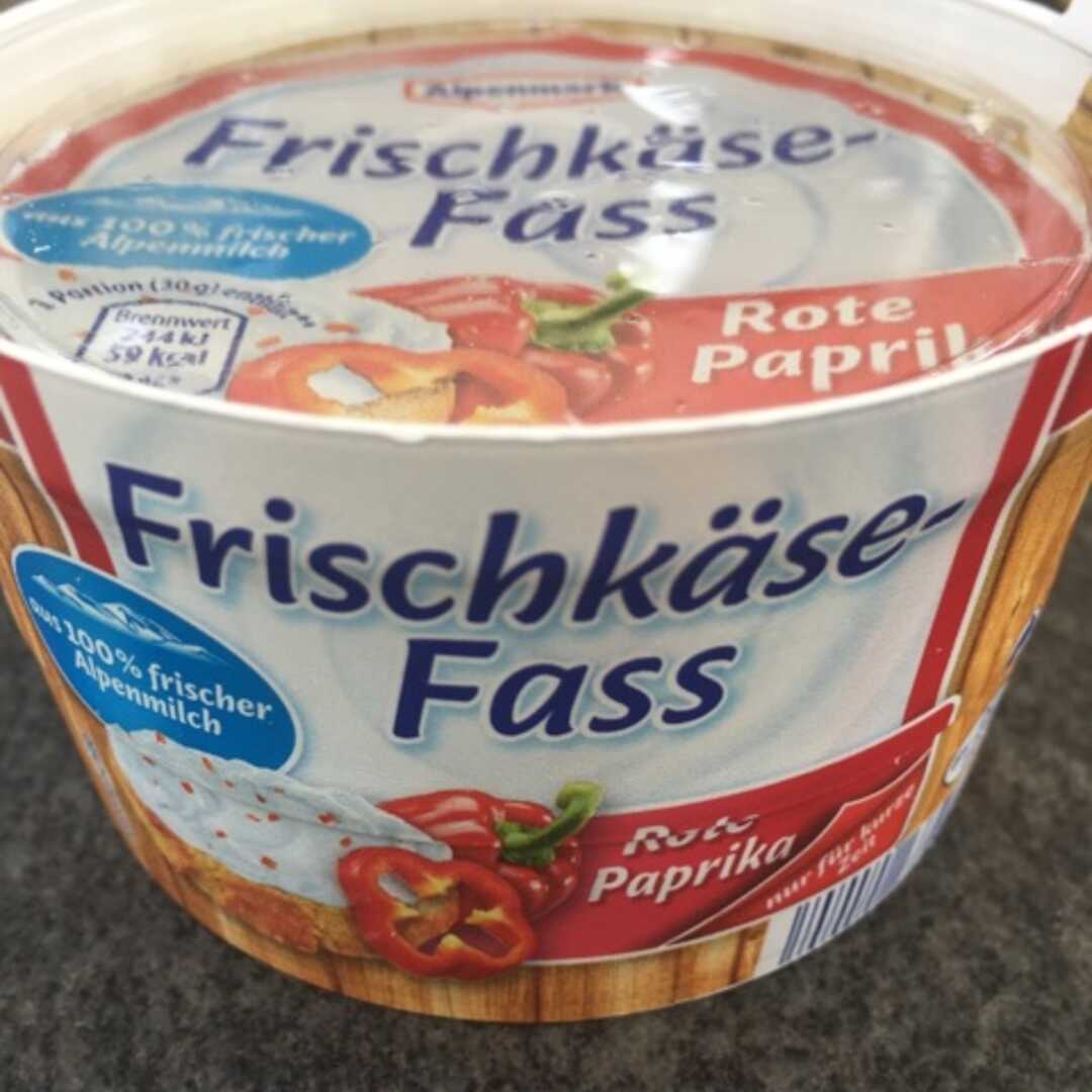 Alpenmark Frischkäsefass Rote Paprika