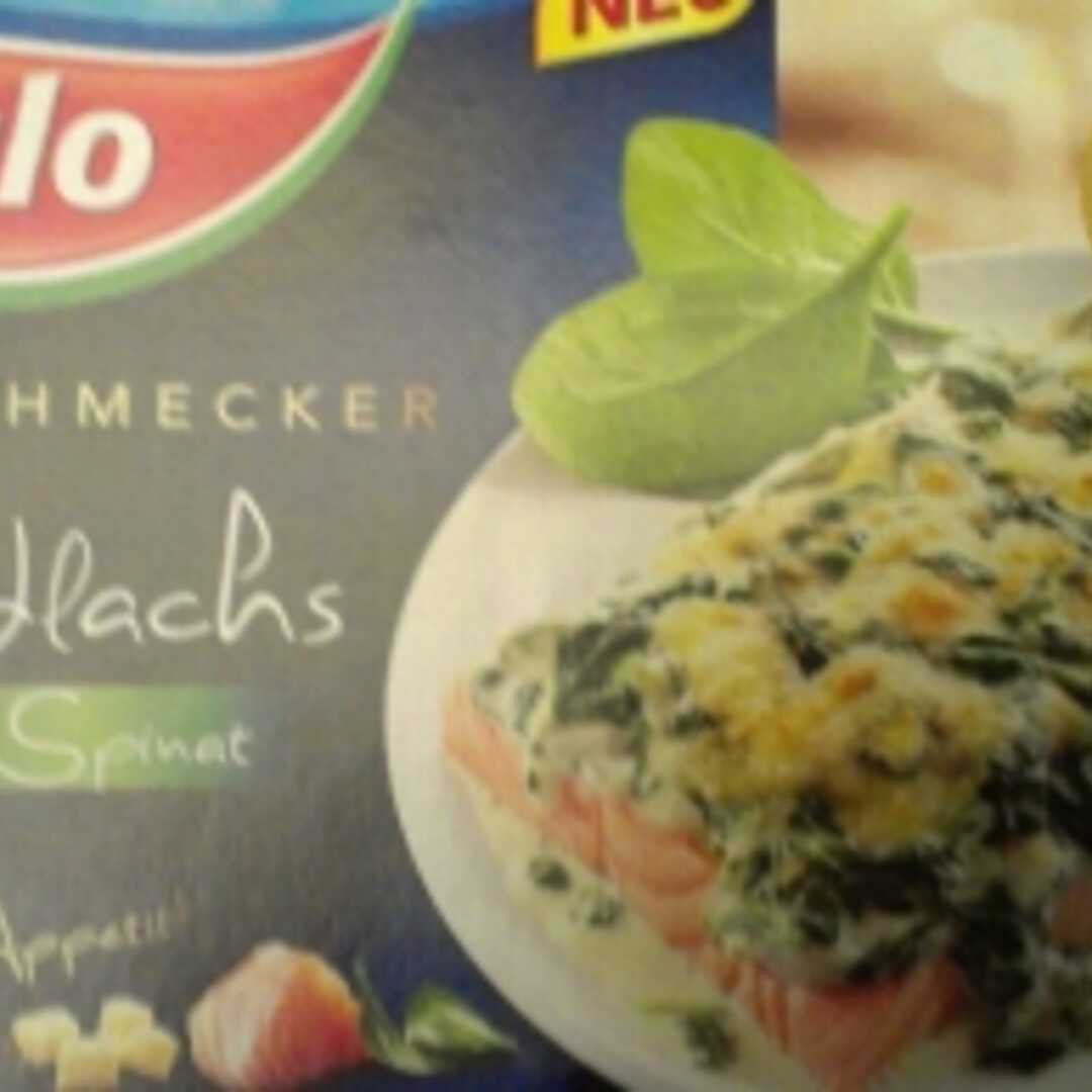 Iglo Feinschmecker Wildlachs mit Spinat