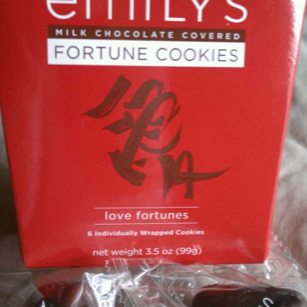 Emily's Milk Chocolate Covered Fortune Cookies