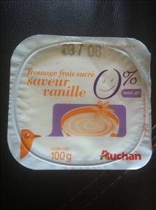 Auchan Fromage Blanc Saveur Vanille 0%