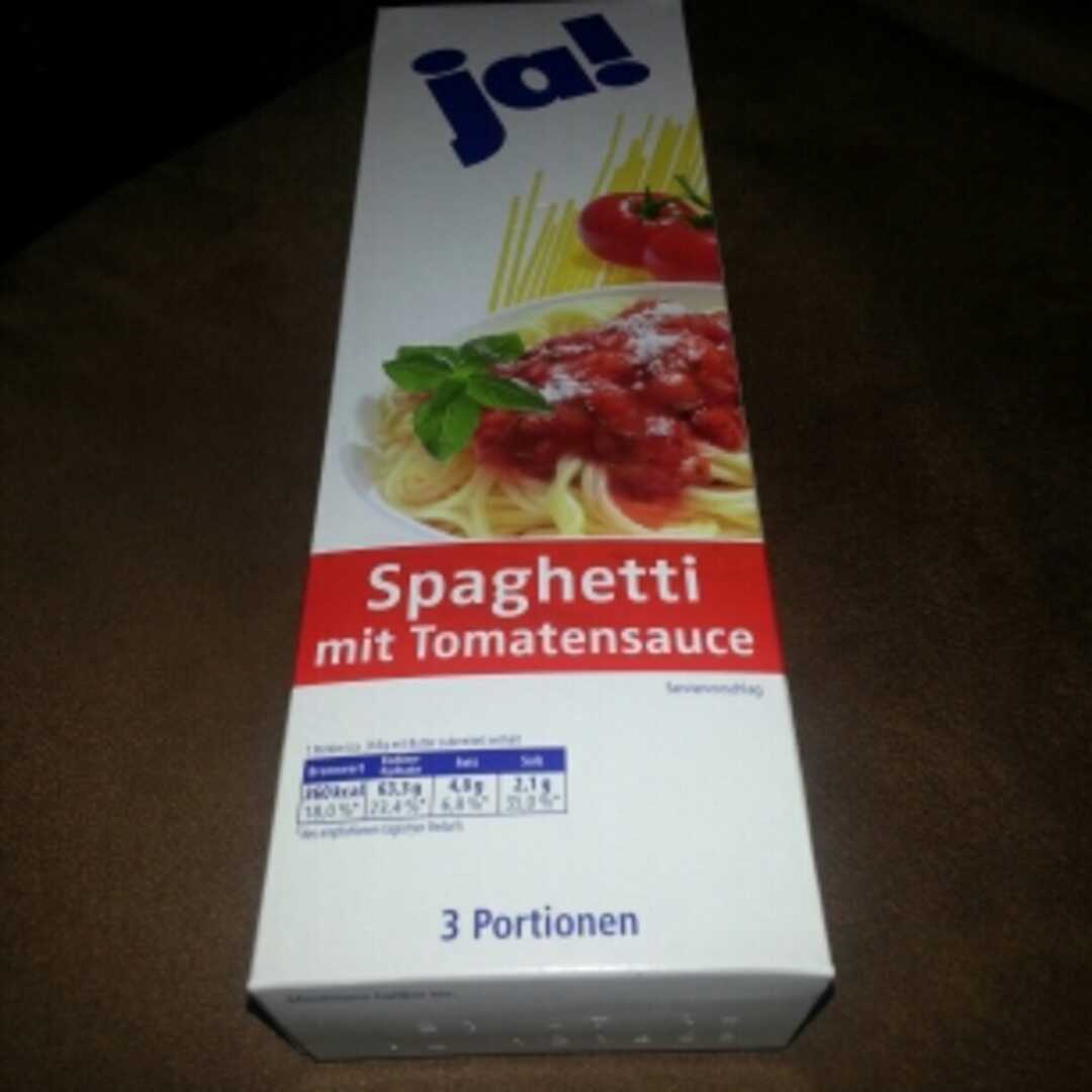 Ja! Spaghetti mit Tomatensauce