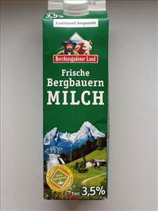 Berchtesgadener Land Frische Bergbauern Milch