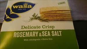 Wasa Delicate Crisp Rosemary & Sea Salt