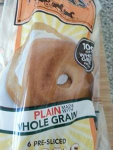 Thomas' Plain Bagel with Whole Grain