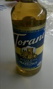 Torani Sugar Free Hazelnut Syrup