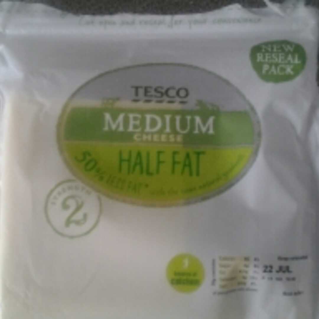 Tesco Half Fat Medium Cheese