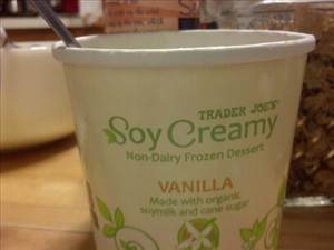 Trader Joe's Organic Soy Creamy Vanilla Non-Dairy Frozen Dessert