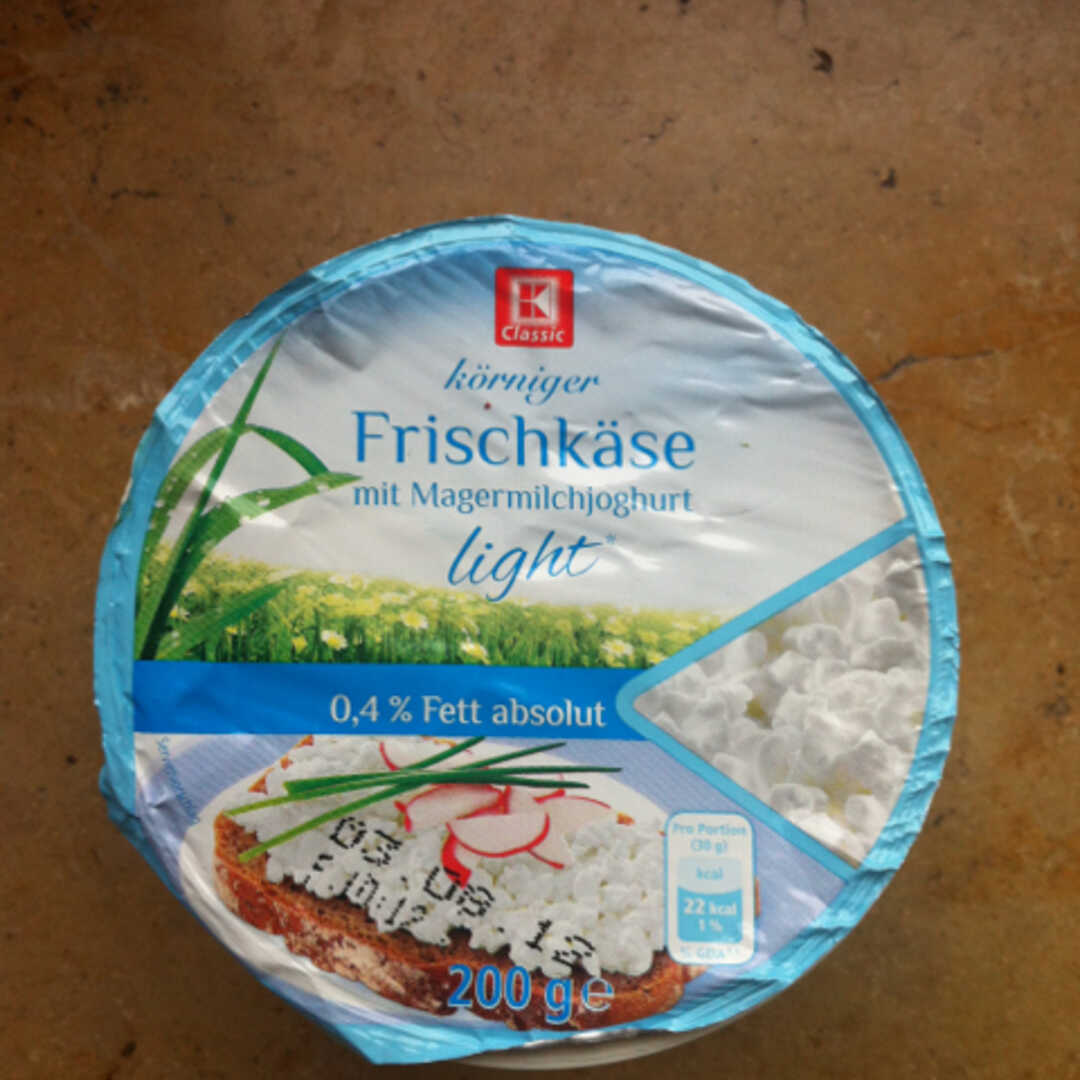 K-Classic Körniger Frischkäse Light 0,4% Fett