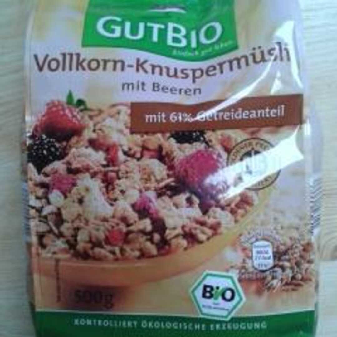 GutBio Vollkorn-Knuspermüsli mit Beeren