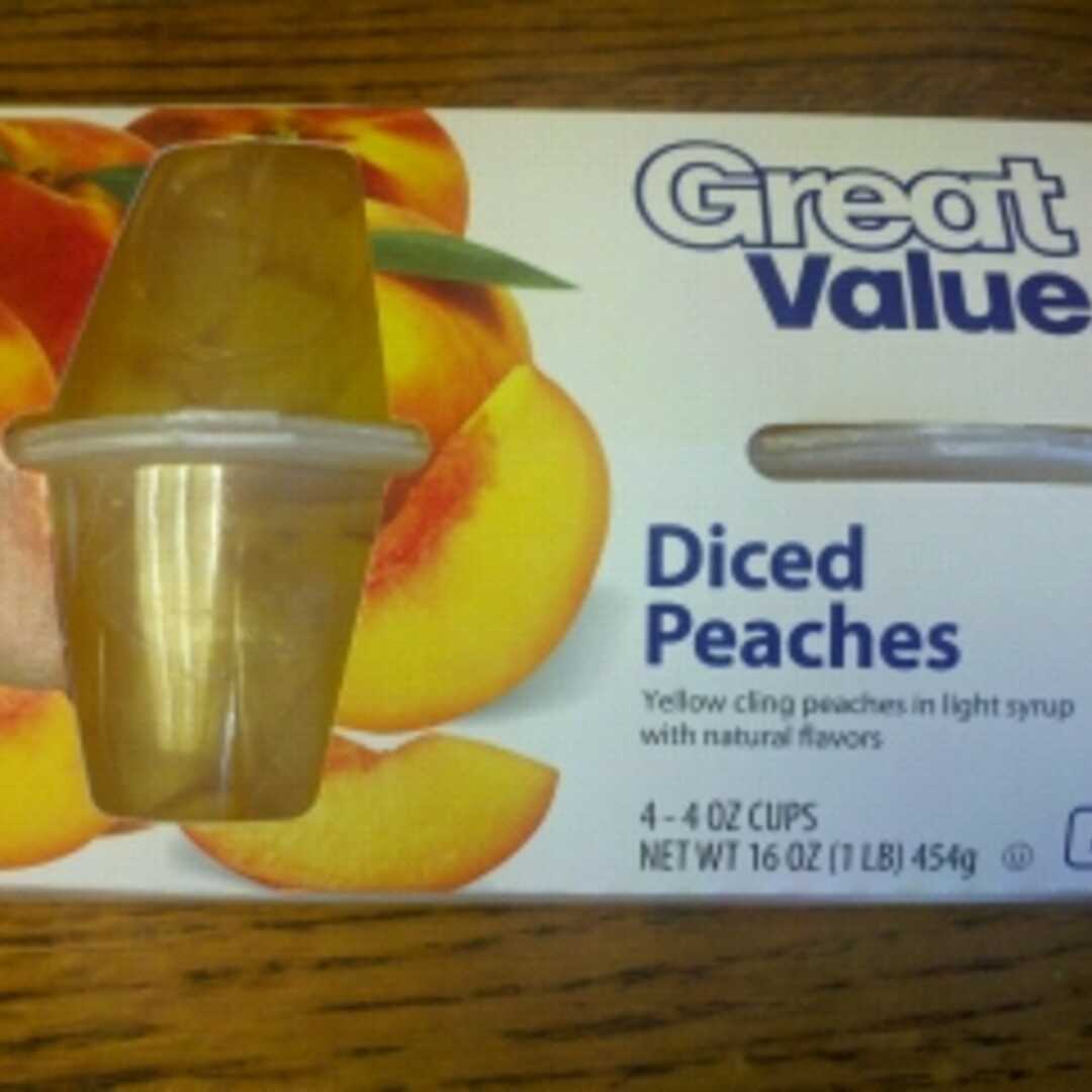 Great Value Diced Peaches