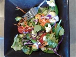 生菜沙拉（包括番茄和红萝卜以及各种蔬菜）