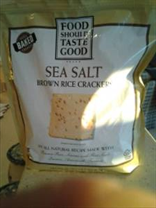 FoodShouldTasteGood Sea Salt Brown Rice Crackers