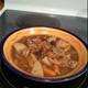 Chunky Style Beef Vegetable Stew Type Soup with Noodles