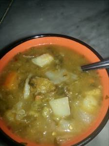 Soupe de Légumes Végétarienne (Préparé avec de l'Eau)