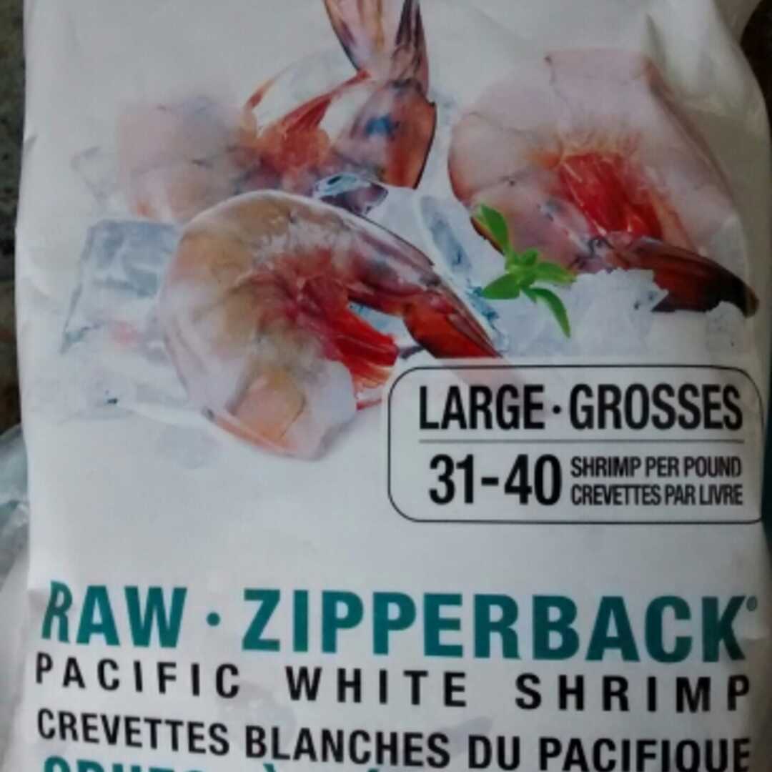 President's Choice Raw Zipperback Pacific White Shrimp