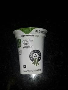 Woolworths Fat Free Ayrshire Prebiotic Plain Yoghurt