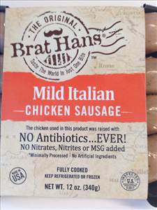 The Original Brat Hans Mild Italian Chicken Sausage