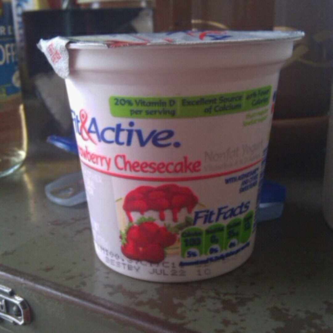 Fit & Active Strawberry Cheesecake Nonfat Yogurt