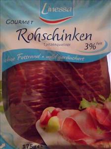 Linessa Gourmet Rohschinken 3% Fett
