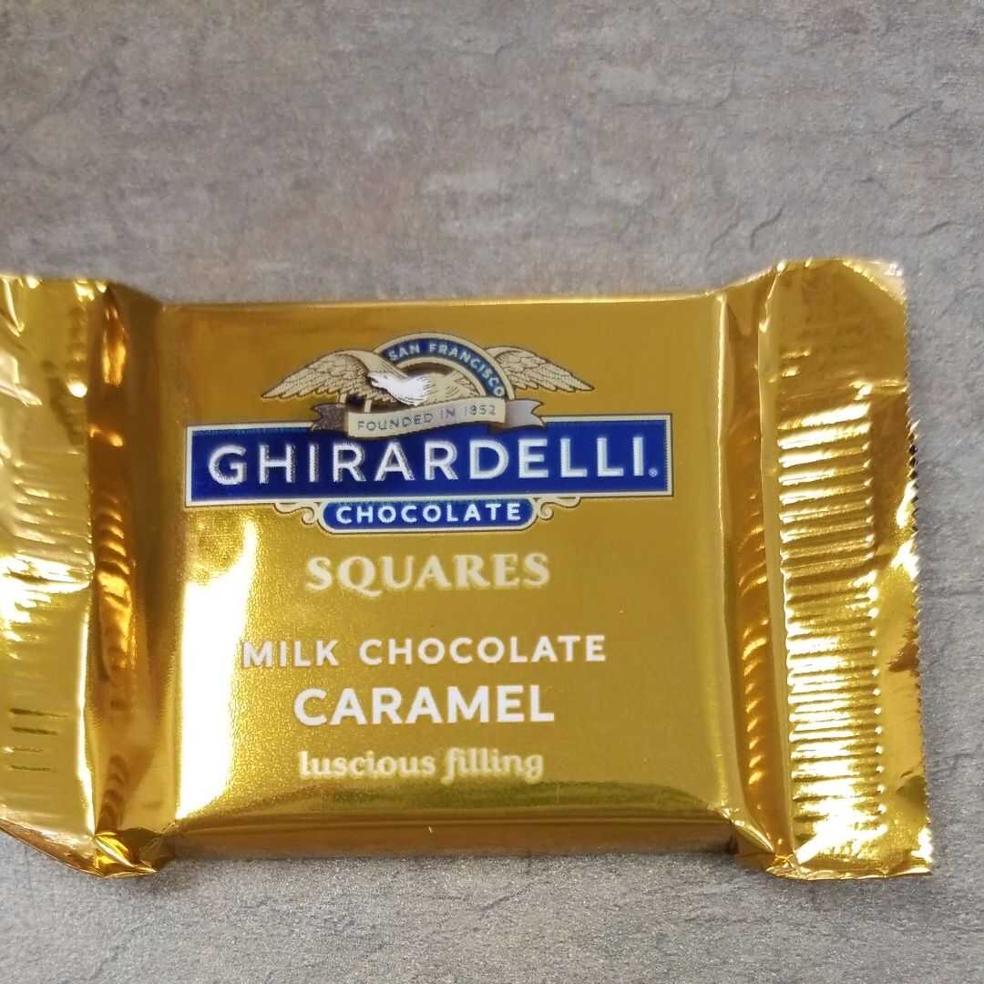 Ghirardelli Milk Chocolate Squares with Caramel Filling