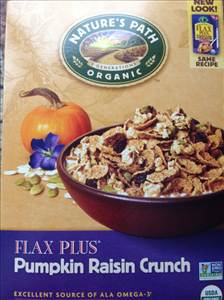 Nature's Path Organic Flax Plus Pumpkin Raisin Crunch Cereal