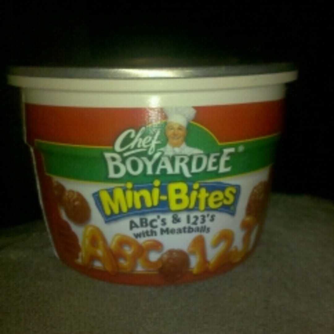 Chef Boyardee Mini Bites ABC's & 123's with Meatballs
