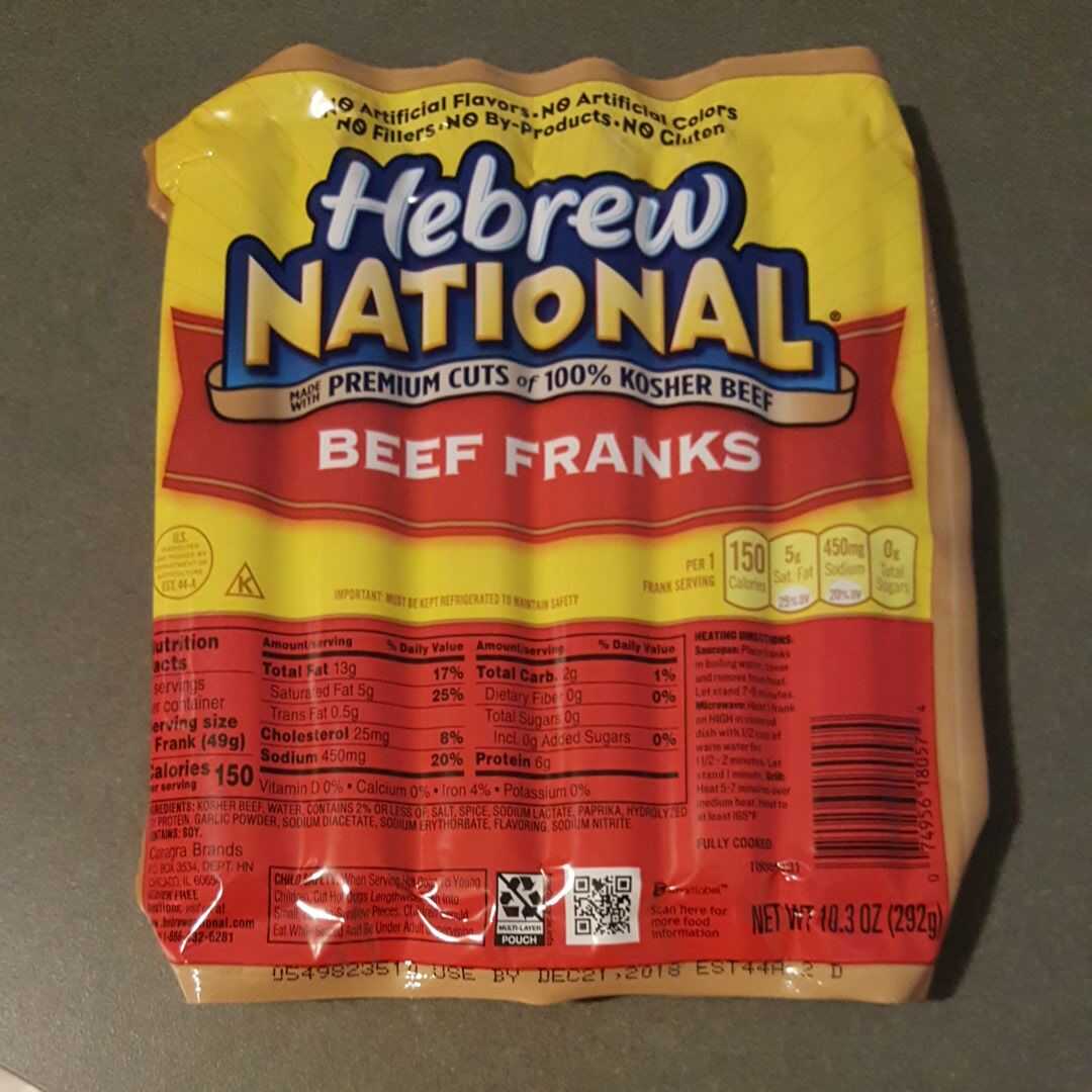 Hebrew National Beef Franks
