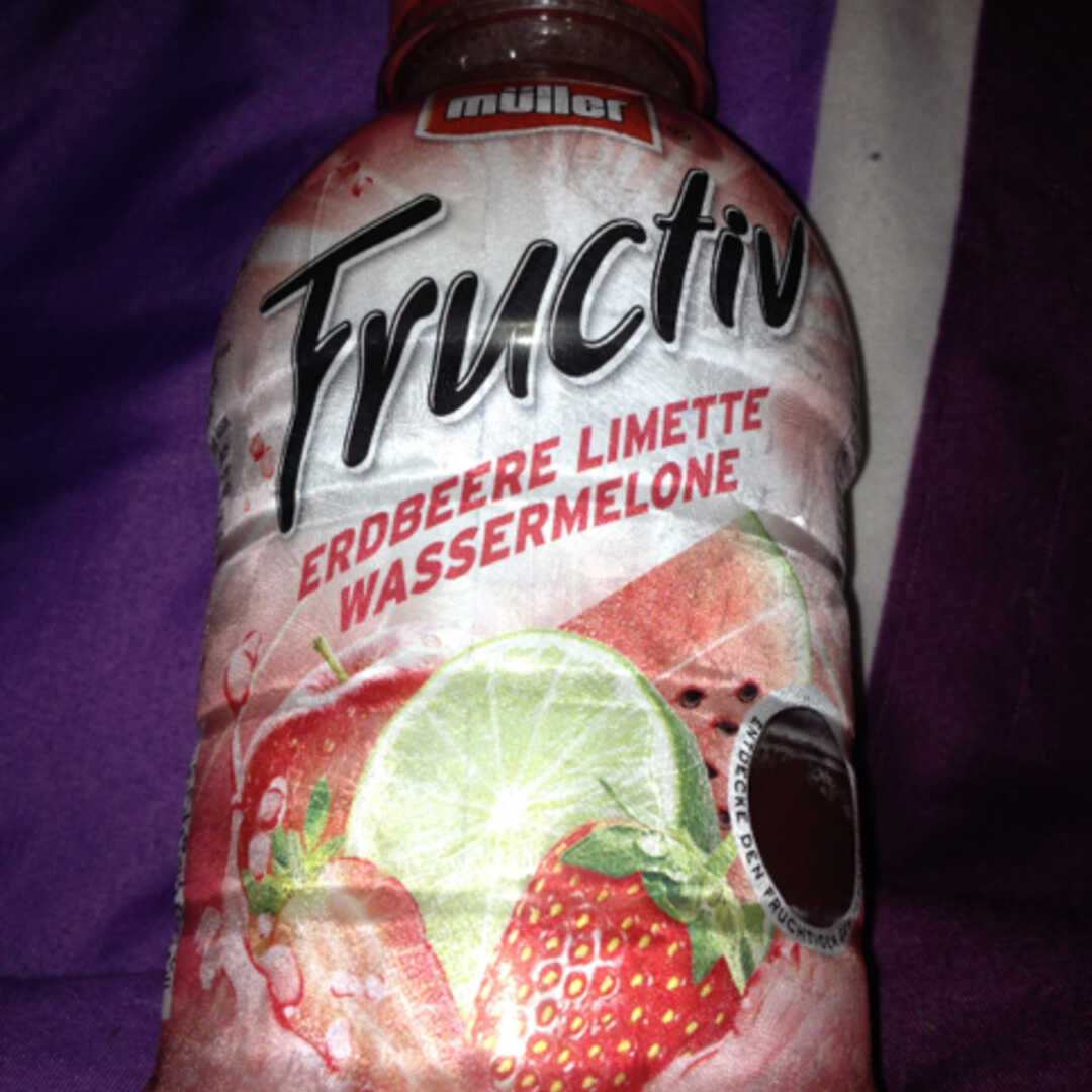 Müller Fructiv Erdbeere Limette Wassermelone