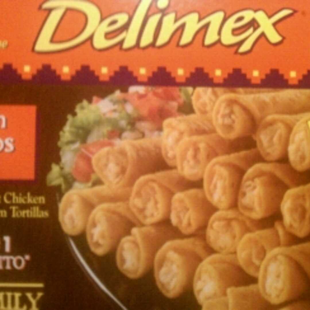 Delimex Grandes Seasoned Chicken Taquitos