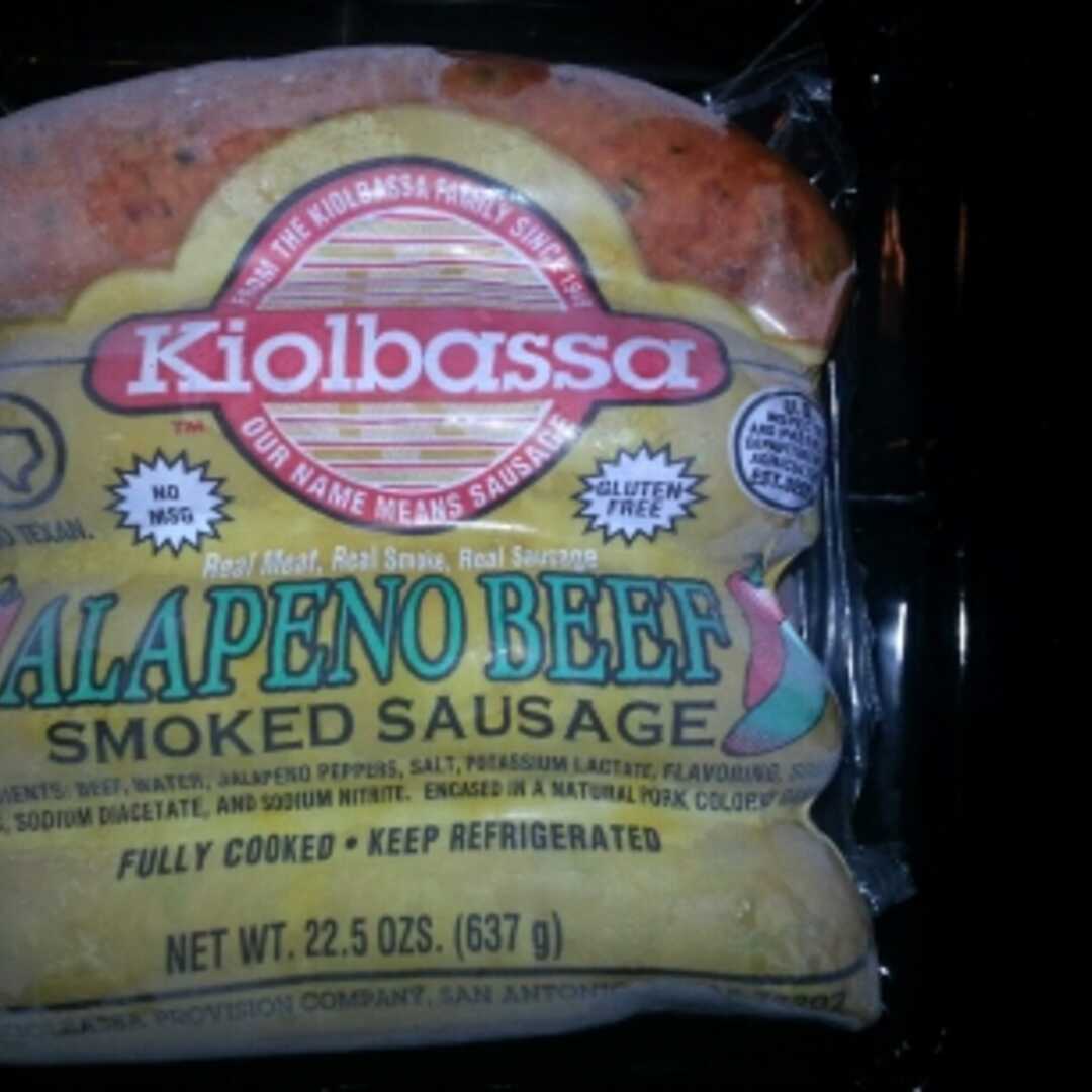 Kiolbassa Jalapeño Beef Smoked Sausage
