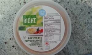 Eating Right Roasted Red Pepper Hummus