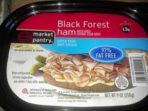 Market Pantry Deli Style Sliced Black Forest Ham