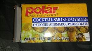 Polar Cocktail Smoked Oysters
