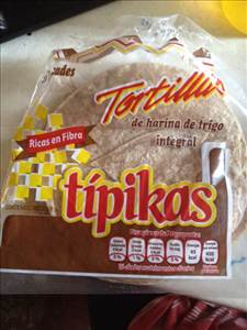 Tipikas Tortillas de Harina de Trigo Integral