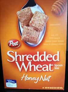 Post Shredded Wheat Honey Nut Spoon Size Cereal