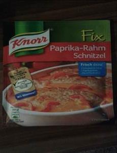 Knorr Fix für Paprika Rahm Schnitzel