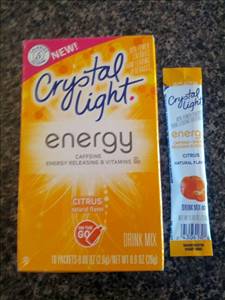 Crystal Light Energy Citrus Flavor