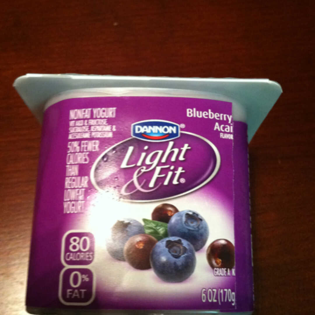 Dannon Light & Fit Yogurt - Blueberry Acai