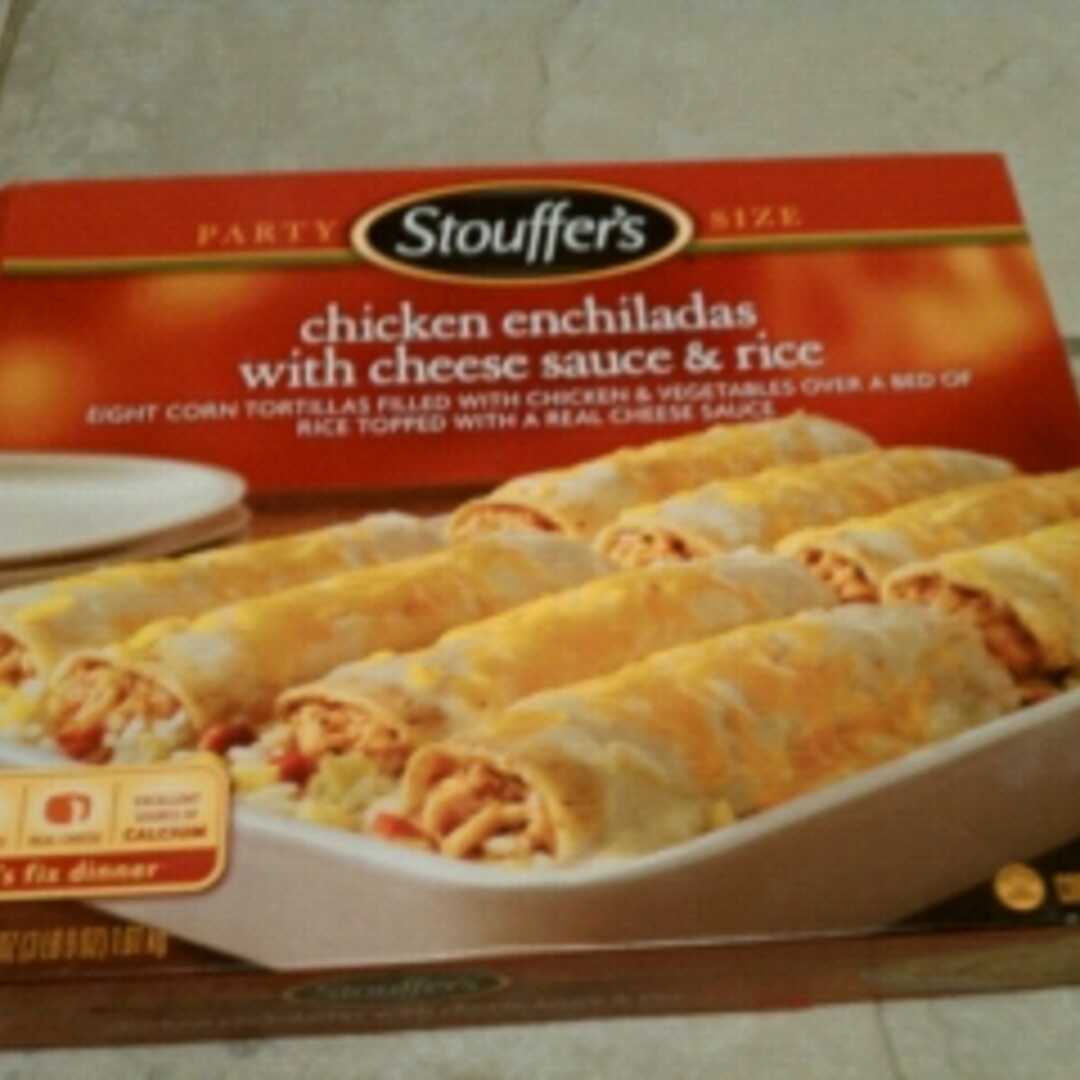 Stouffer's Chicken Enchiladas with Cheese Sauce & Rice