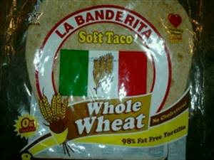 La Banderita Soft Taco Whole Wheat Tortillas