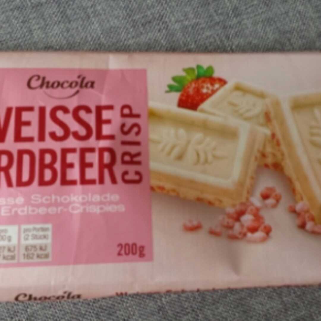 Choco'la Weiße Erdbeer Crisp
