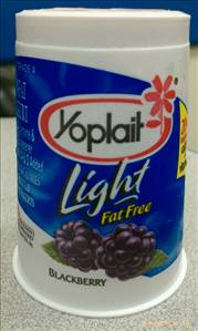 Yoplait Light Fat Free Yogurt - Blackberry