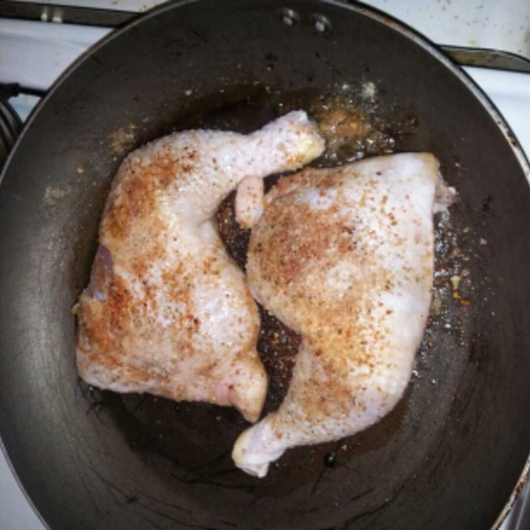 Baked or Fried Coated Chicken Leg with Skin