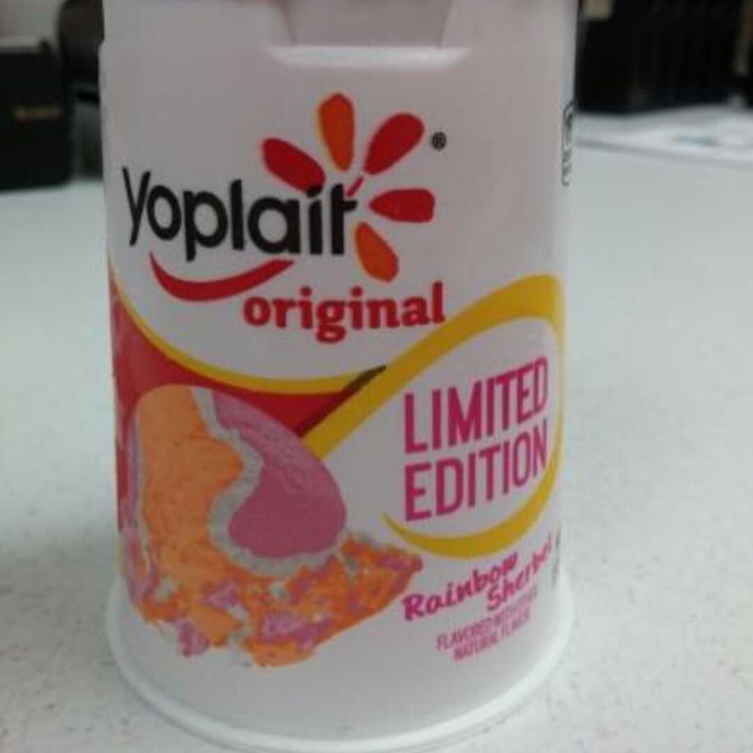 Yoplait Original 99% Fat Free Yogurt - Rainbow Sherbet