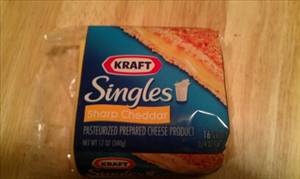 Kraft Singles Sharp Cheddar Cheese Slices