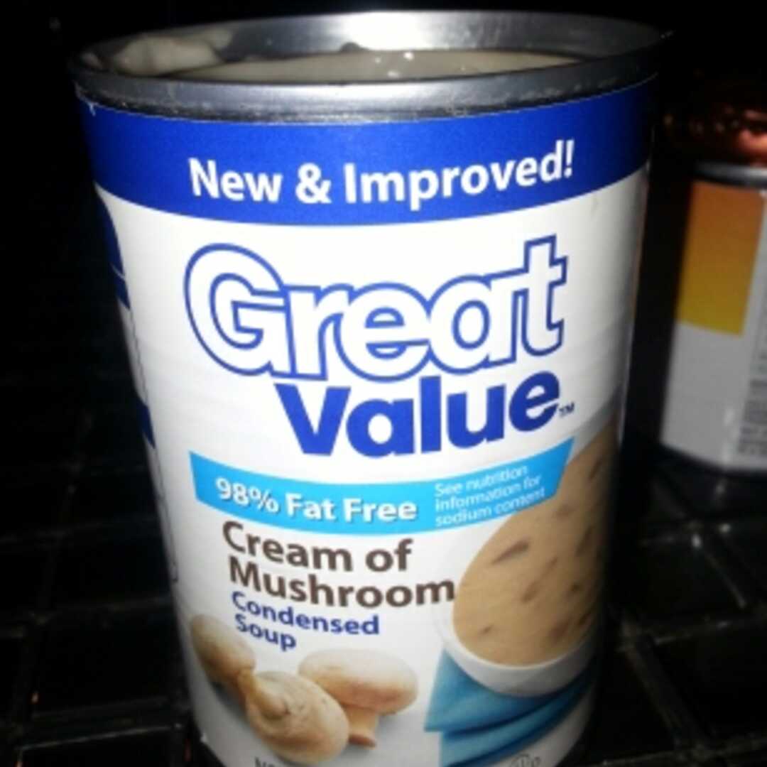 Great Value Reduced Sodium Cream of Mushroom Condensed Soup